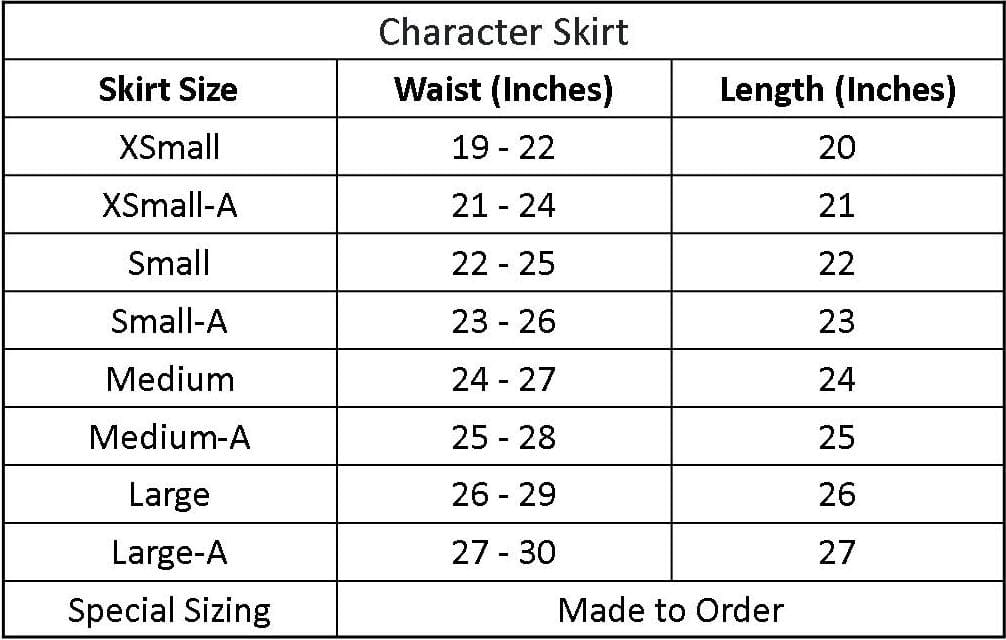 Circle character outlet skirt knee length