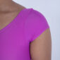 1ST POSITION ALICE CAP SLEEVED RUCHED LEOTARD, MAGENTA